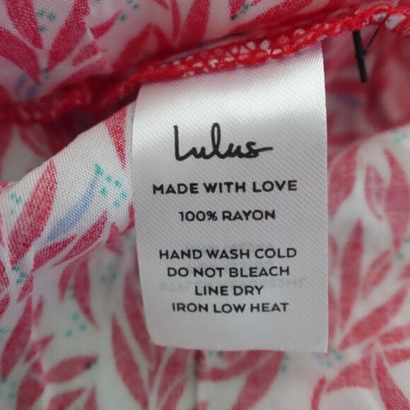 Lulus Womens Romper Plunging Neck and Back Tie-Front Small - Picture 16 of 16